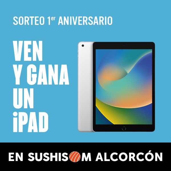 SORTEO PRIMER ANIVERSARIO SUSHISOM ALCORCÓN