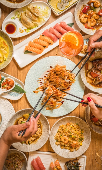 All You Can Eat: variedad de platos asiáticos — Sushisom Zaragoza La Torre Outlet